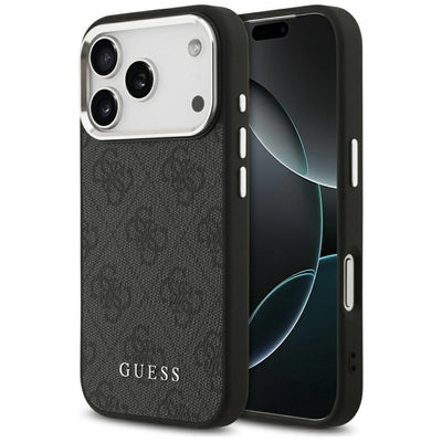 Husa Guess 4G Classic Logo Magsafe pentru iPhone 17 Pro - Negru