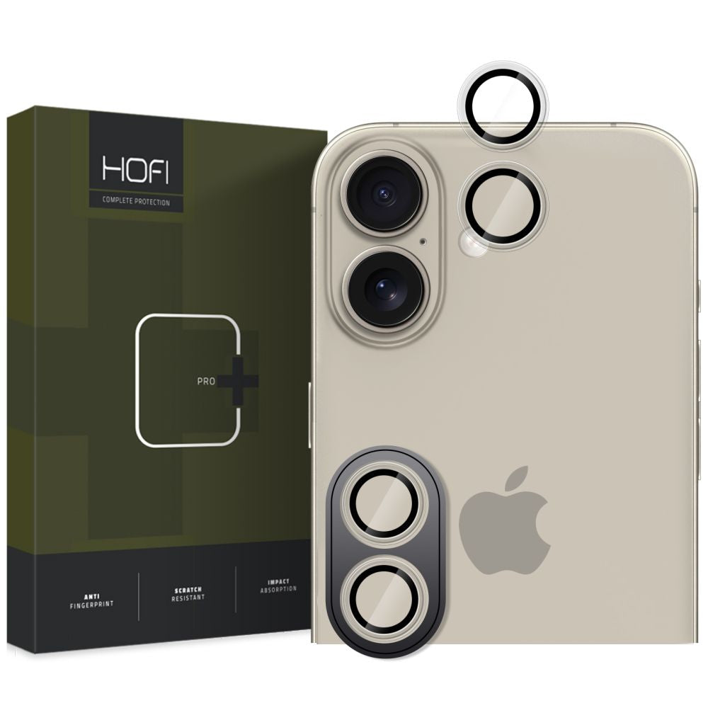 Folie camera Hofi Camring Pro+ iPhone 16 / 16 Plus / 17 Transparent
