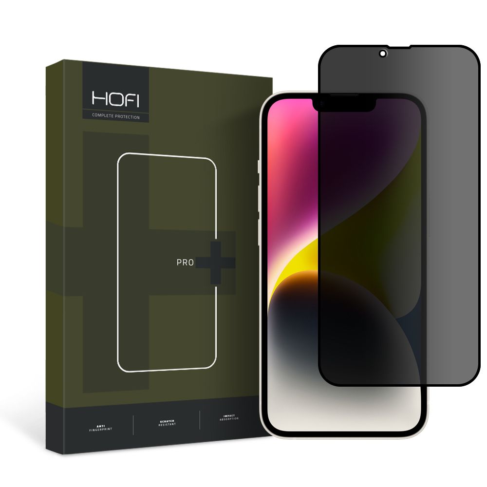 Folie Privacy sticla Hofi Anti Spy Pro+ iPhone 13 Pro Max / 14 Plus Privacy