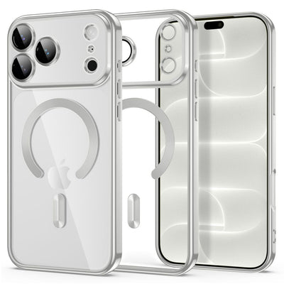 Husa Tech-protect Magflex Magsafe iPhone 17 Pro / 18 Pro Shiny Argintiu