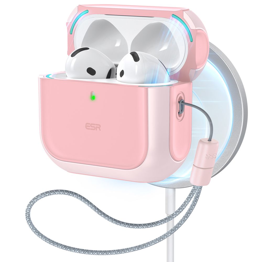 Husa ESR Orbit Halolock Magsafe Apple AirPods 4 / 5 Roz