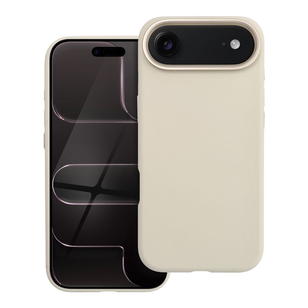 Husa Forcell pentru iPhone 17 AIR F-protect Frame Premium Compatible cu Magsafe Antique Alb 0INT