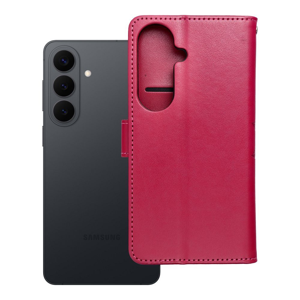 Husa Mezzo Book Flip pentru Samsung S26 Mandala Magenta