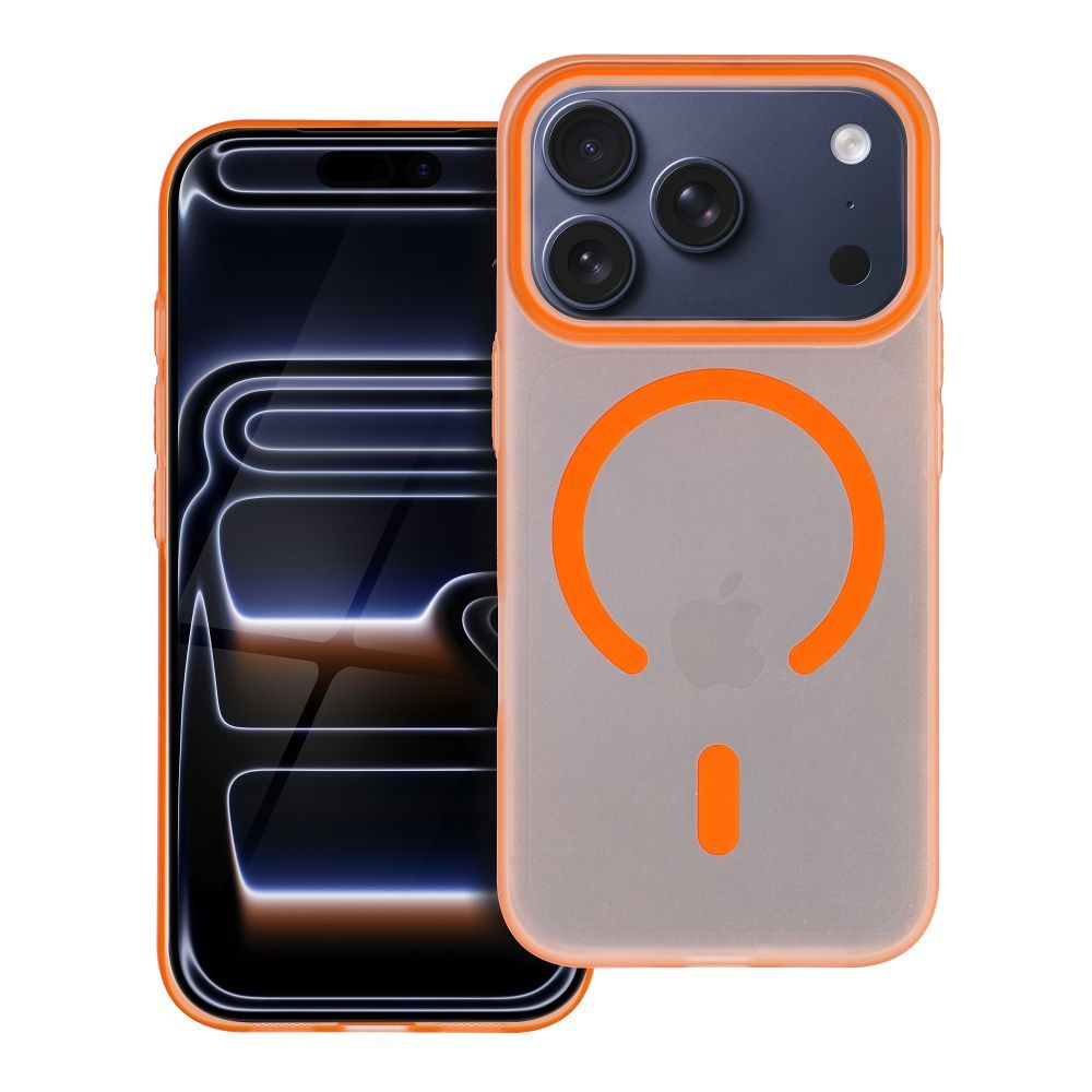 Husa Go Portocaliu pentru iPhone 17 AIR Compatible cu Magsafe Portocaliu