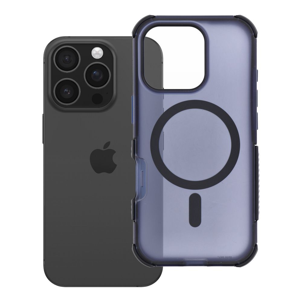 Husa Forcell pentru iPhone 16 Pro F-protect Bumperx Premium Compatible cu Magsafe Bleumarin