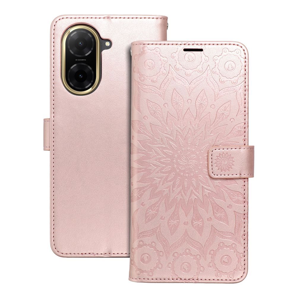 Husa Mezzo Book Flip pentru Xiaomi Redmi A5 ( 173,3 X 79,4 X 8,26) Mandala Roz auriu