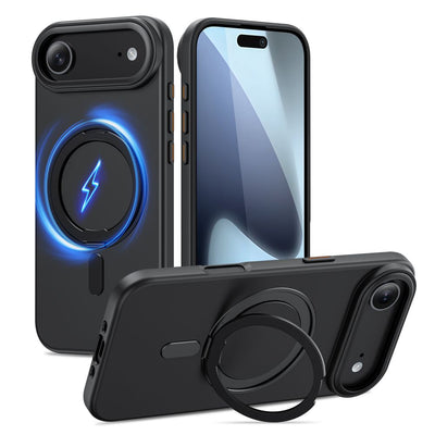 Husa Tech-protect Magring Magsafe pentru iPhone 17 Air - Negru