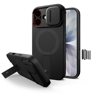 Husa Tech-protect Kevlar Aura Magsafe pentru iPhone 17 - Negru