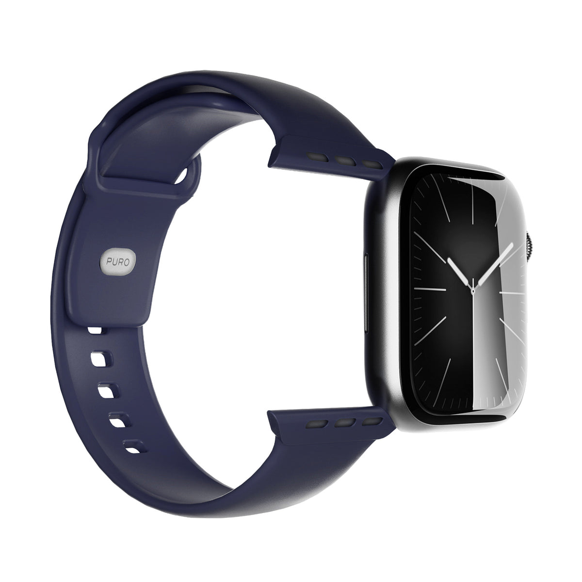 Curea Puro Icon pentru Apple Watch 44/45/46/49mm - Bleumarin