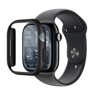 Husa Amazingthing Minimal Protective pentru Apple Watch Series 11 46mm - Negru