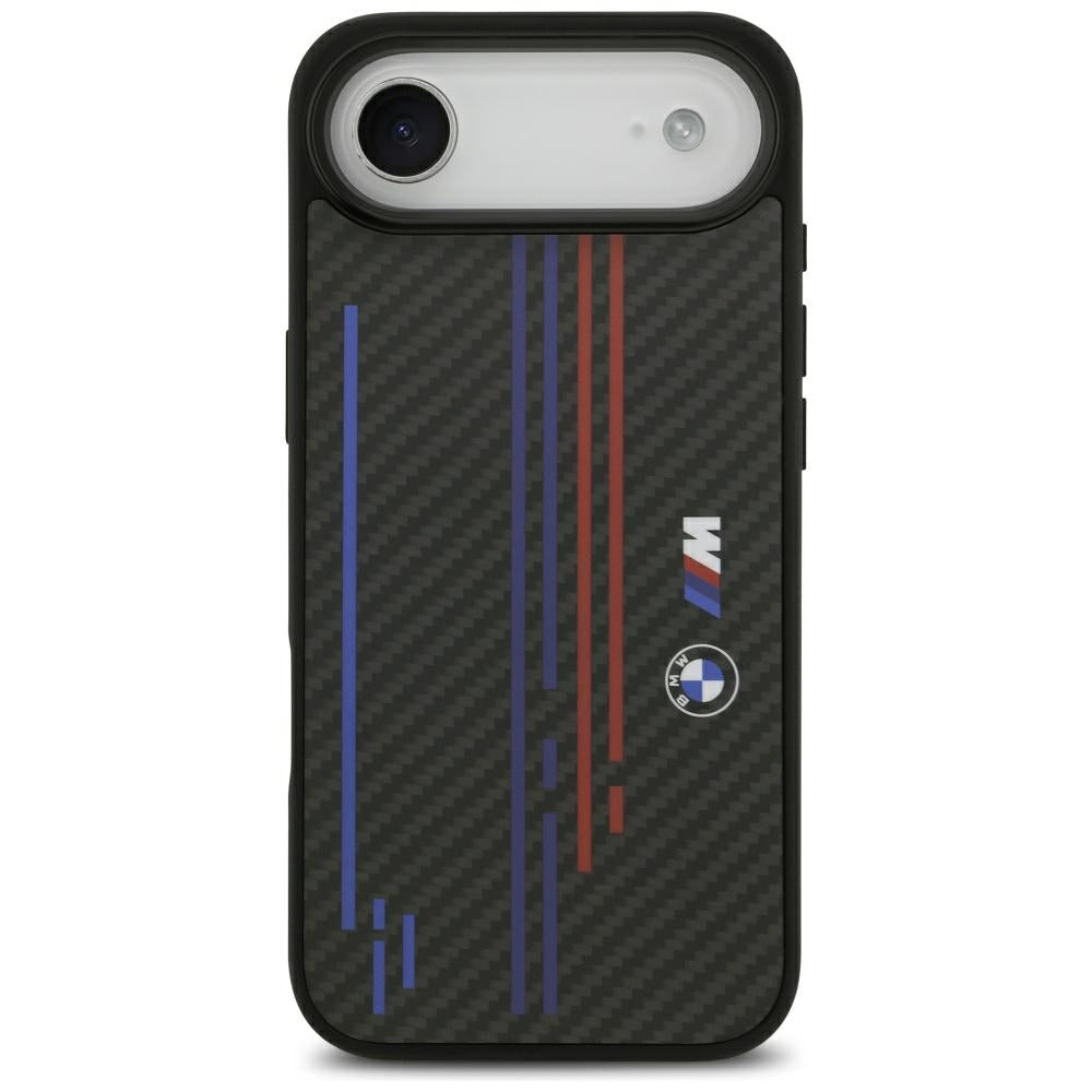 Husa BMW M Kevlar Lines & Logo Magsafe pentru iPhone Air - Negru
