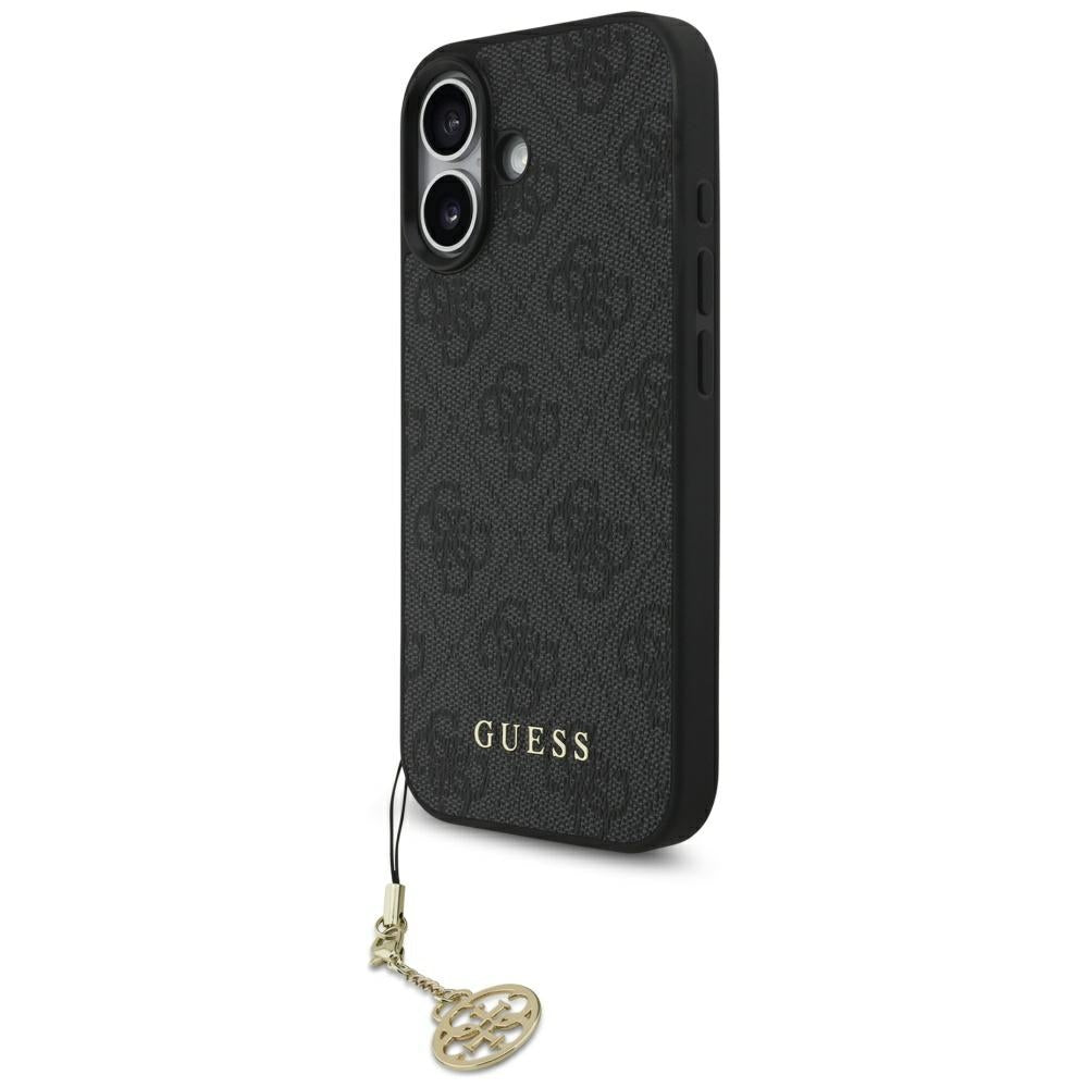 Husa Guess 4G Charms Collection Magsafe pentru iPhone 17 - Negru