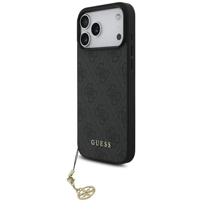 Husa Guess 4G Charms Collection Magsafe pentru iPhone 17 Pro Max - Negru