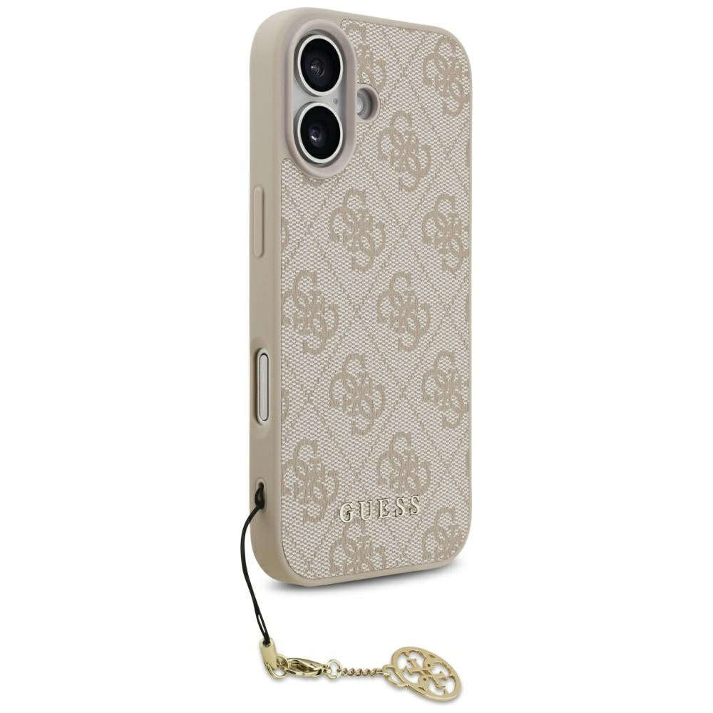 Husa Guess 4G Charms Collection Magsafe pentru iPhone 17 - Roz