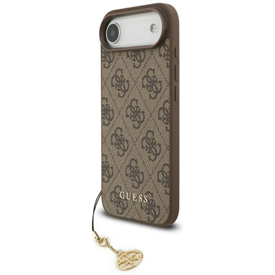 Husa Guess 4G Charms Collection Magsafe pentru iPhone Air - Maro