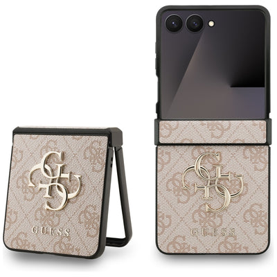 Husa Guess Big 4G Logo Classic Logo pentru Samsung Galaxy Z Flip 7 - Roz