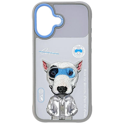 Husa Nimmy Cool&Cute 2.0 Nag pentru iPhone 17 - Gri