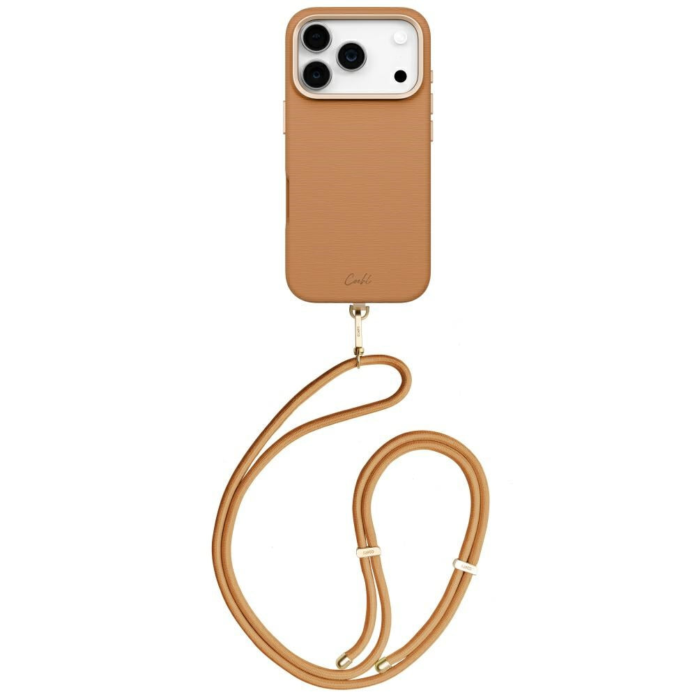 Husa Uniq Coehl Mirelle pentru iPhone 17 Pro Magnetic Charging - Maro