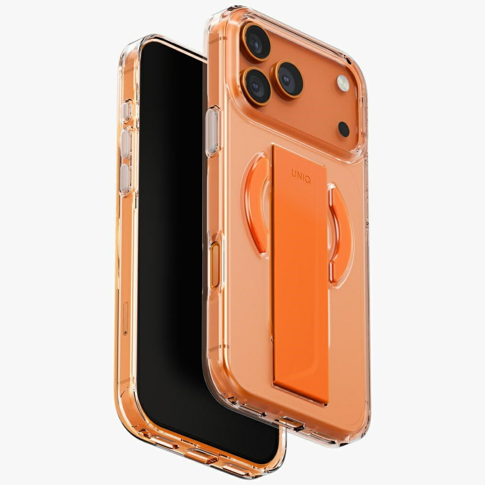 Husa Uniq Heldro Air pentru iPhone 17 Pro Max Magclick Charging - Portocaliu
