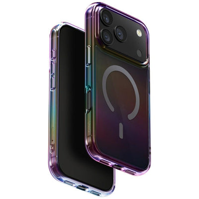 Husa Uniq Iridescia pentru iPhone 17 Pro Magclick Charging - Multicolor