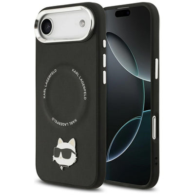 Husa Karl Lagerfeld Choupette Pin Magsafe pentru iPhone Air Negru