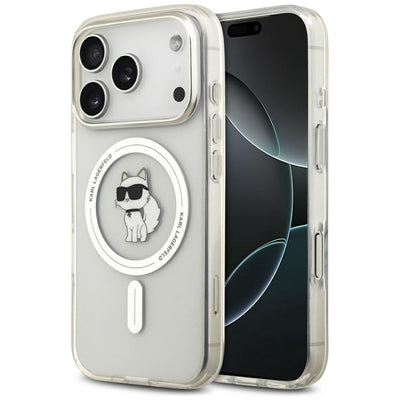 Husa Karl Lagerfeld IML Choupette Magsafe pentru iPhone 17 Pro Max - Transparent