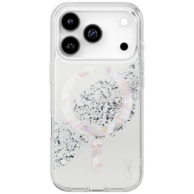 Husa Uniq Coehl Crystelle Magnetic Charging pentru iPhone 17 Pro - Argintiu
