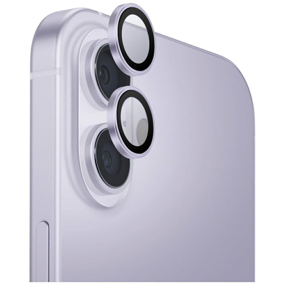 Folie Uniq Optix Aluminum Camera Lens Protector pentru iPhone 17 cu Applicator - Mov