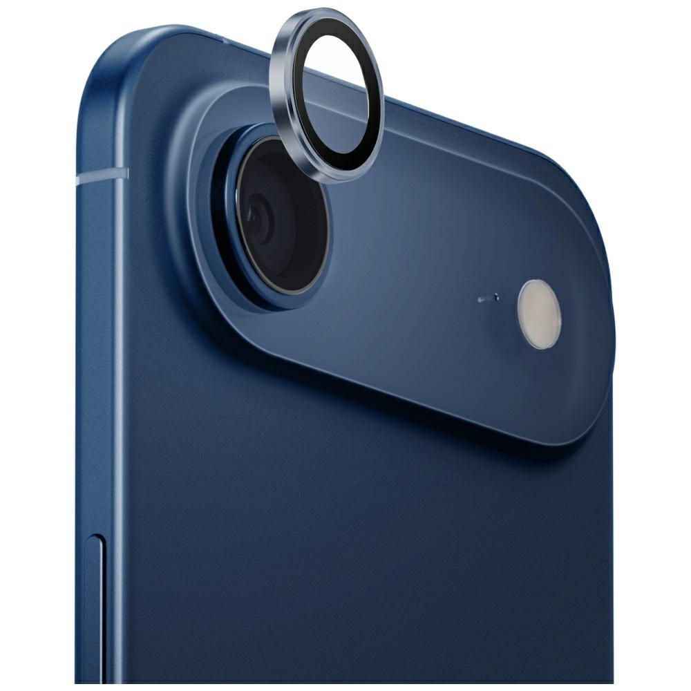 Folie Uniq Optix Aluminum Camera Lens Protector pentru iPhone Air cu Applicator - Albastru
