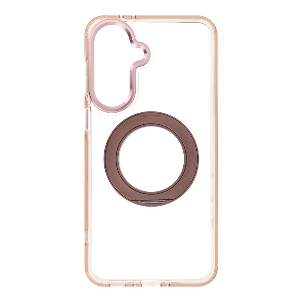 Husa pentru Samsung A37 Frame Circle Stand Compatible cu Magsafe Auriu