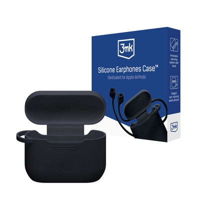Husa 3mk Silicone AirPods pentru AirPods Pro 3 - Negru