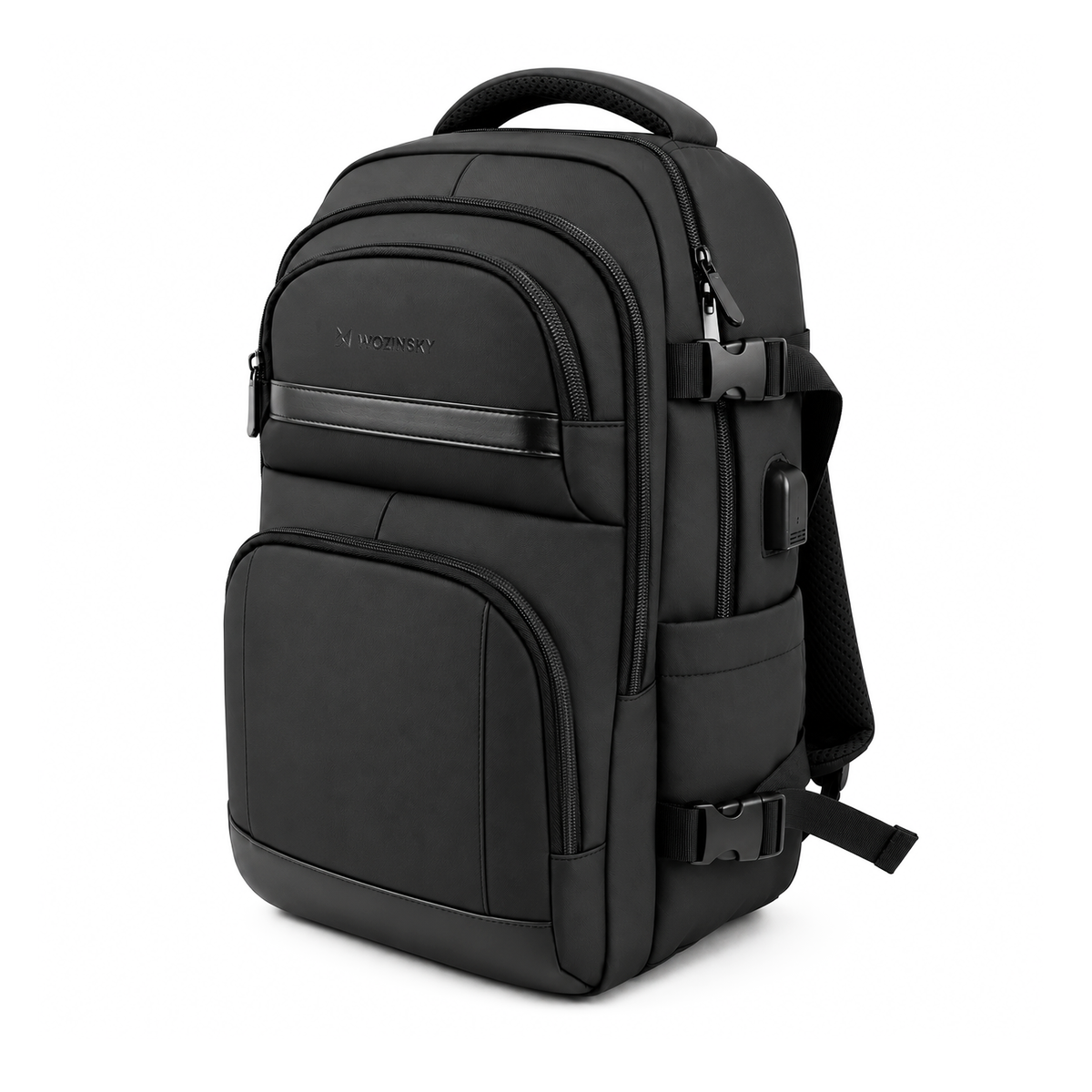 Husa laptop Wozinsky Rucsac cu Laptop Pocket pentru 15" Travel 40x20x25 Cm pentru Hand Luggage - Negru