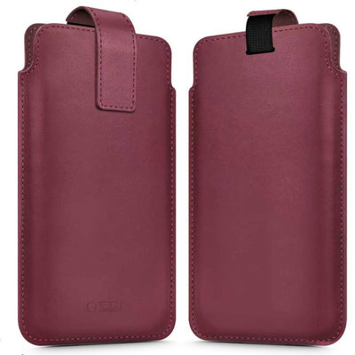 Husa Tech-protect Sm65 pentru 6.0-6.9" Smartphones - Burgundy