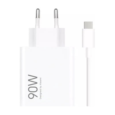 Cablu Xiaomi Hypercharge Combo 90W 6.1A Usb-a Incarcator priza cu Usb-c - Alb