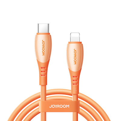 Cablu Joyroom S-a59 Vibrant Series 30W Usb-c - Lightning 1.2m - Portocaliu