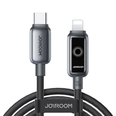Cablu Joyroom S-a55 Starflight 30W Usb-c - Lightning 1.2m - Negru