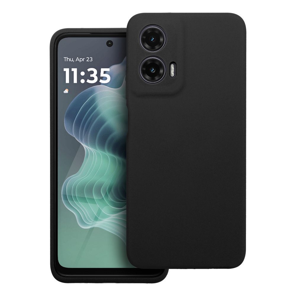 Husa pentru Motorola G35 5G Silicone 2mm (Camera Protection) Negru
