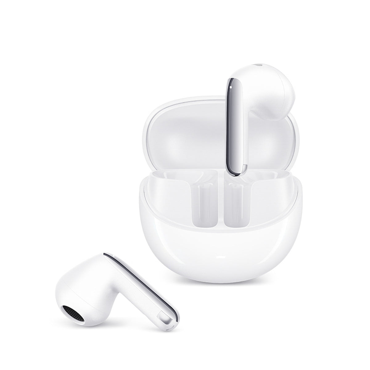 Casti QCY Ailybuds Pro+ In-ear cu ANC Ldac Ipx5 Bluetooth 5.3 - Alb