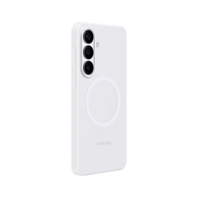 Husa Samsung Silicone Magnet pentru Samsung Galaxy S26+, Magsafe Compatible - Alb