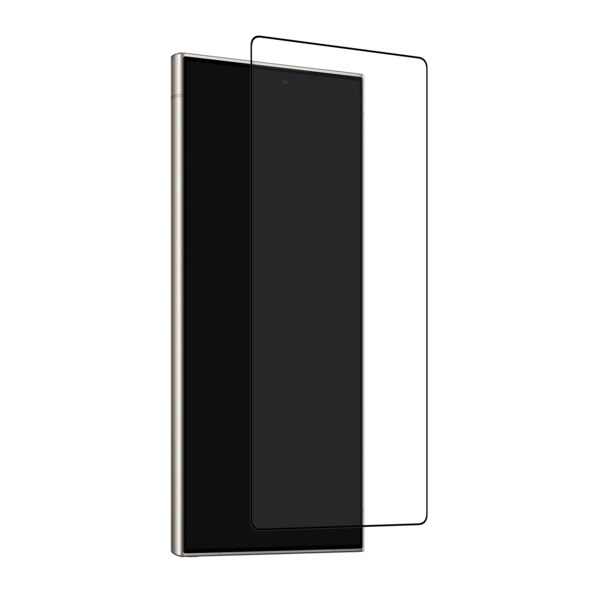 Folie Puro Frame sticla pentru Samsung Galaxy S26 Ultra - cu Negru Frame