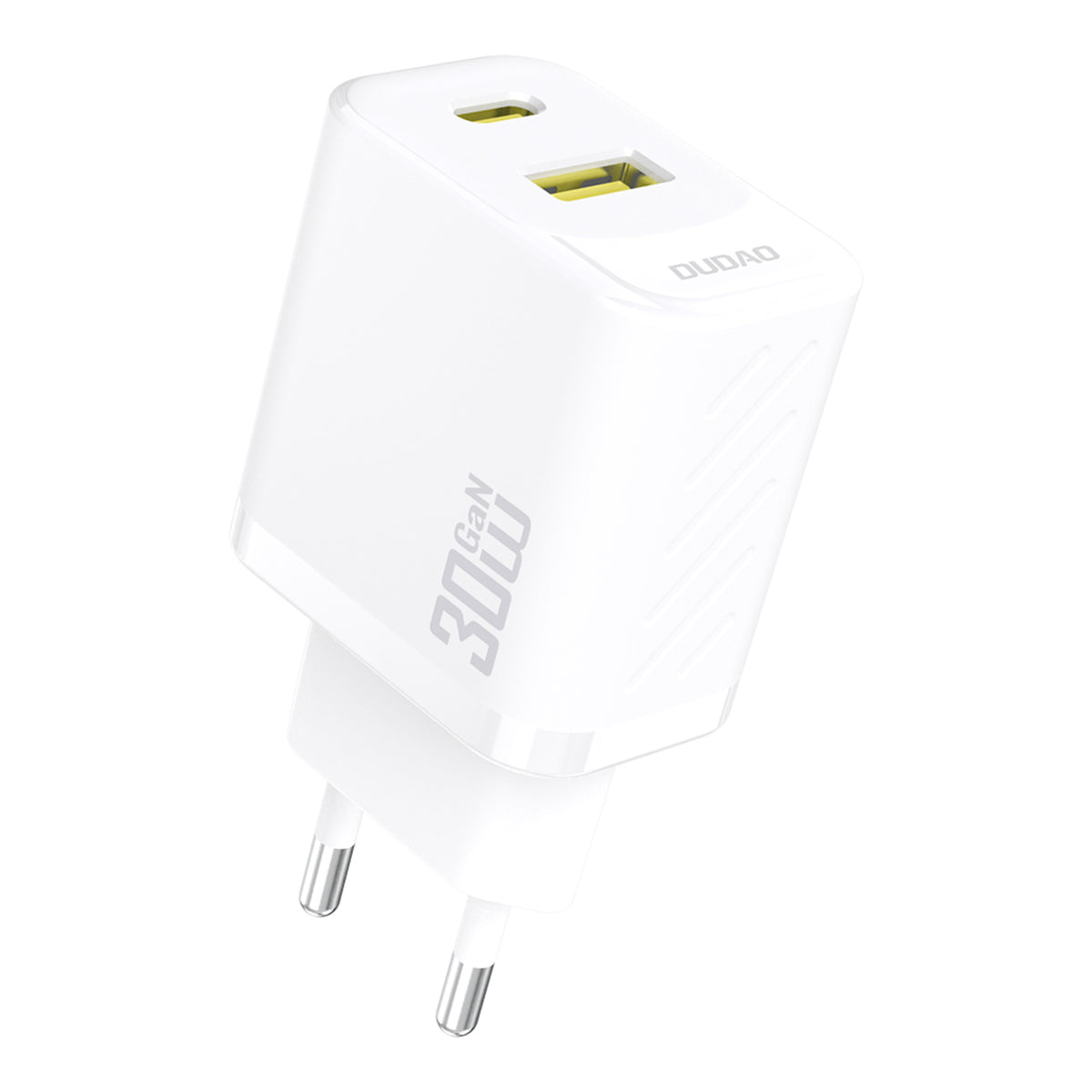 Incarcator priza Dudao A27teu PD 30W Gan Usb-a Usb-c - Alb