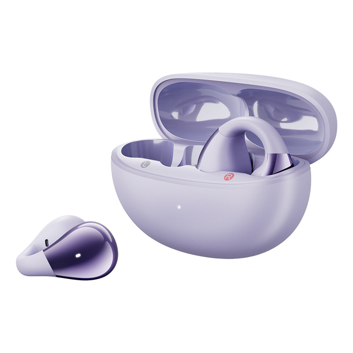 Casti OWS QCY Crossky C30 cu Clip Ipx4 Bluetooth 5.4 - Mov