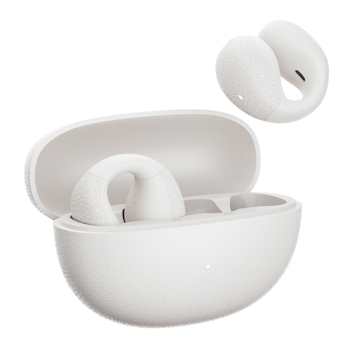 Casti OWS QCY Crossky C10 cu ENC Clip Ipx5 Bluetooth 5.4 - Alb