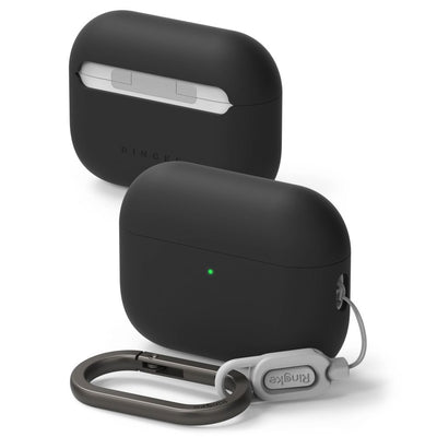Husa Ringke Silicone pentru AirPods Pro 3 - Negru