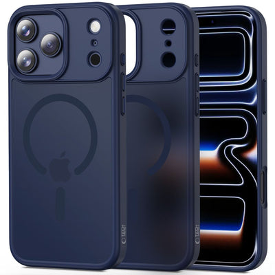 Husa Tech-protect Magmat Magsafe pentru iPhone 17 Pro / 18 Pro - Bleumarin