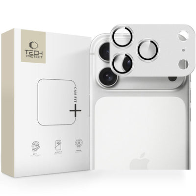 Folie Tech-protect Camfull Fit+ Camera pentru iPhone 17 Pro - Argintiu