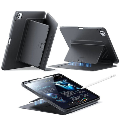 Husa ESR Flip Hybrid pentru iPad Pro 11” 5 / 6 / 2024-2025 - Negru