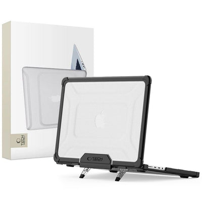 Husa laptop Tech-protect Smartshell Pro pentru MacBook Pro 14 M1 / M2 / M3 / M4 / M5 2021-2025 - Negru And Transparent