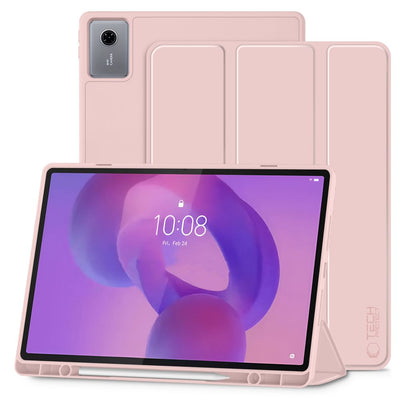 Husa Techprotect Smartcase Pen pentru Lenovo Idea Tab Plus 12.1 Tb-361 - Roz