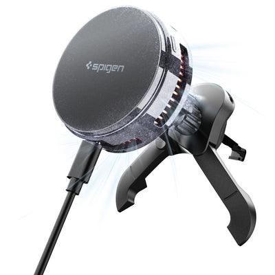 Suport auto Spigen Essential Magnetic Magsafe Car Air Vent Mount - Negru